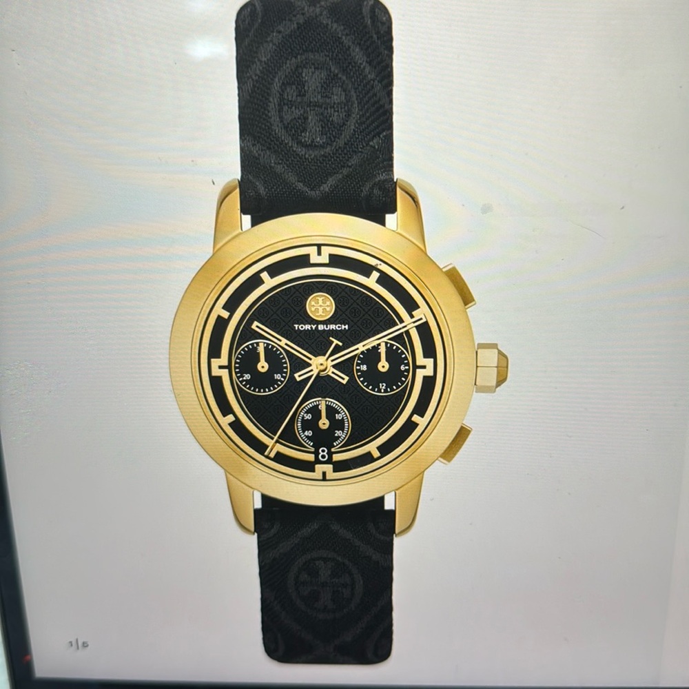 Tory Burch chronograph watch brand new,